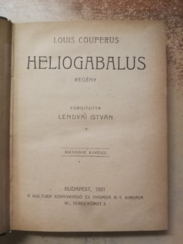 L. Couperus - Heliogabalus
