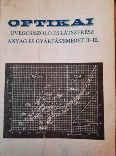 Optikai �vegcsiszol� �s l�tszer�sz anyag �s gy�rt�sismeret II-III.