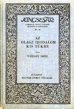 V�rady Imre - Az olasz irodalom kist�kre
