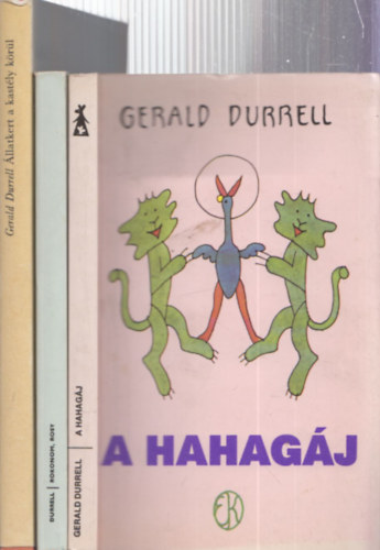 Gerald Durrell - 3 db Gerald Durrell knyv: llatkert a kastly krl + Rokonom, Rosy + A hahagj