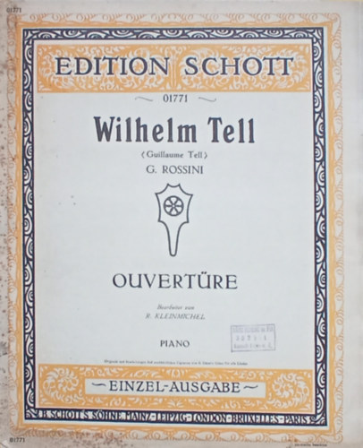 G. A. Rossini - Wilhelm Tell - Ouvertre (nyitny) - zongorakotta