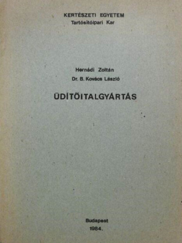Hernádi Zoltán - Üdítőitalgyártás