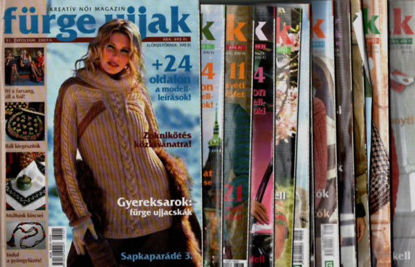 Csendes Eszter - F�rge ujjak magazin 2007. �v teljes �vfolyama.