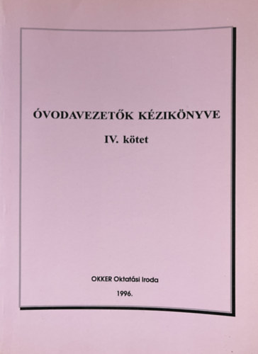 �vodavezet�k k�zik�nyve IV.