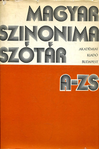 O. Nagy G�bor- Ruzsiczky �va - Magyar szinonima sz�t�r