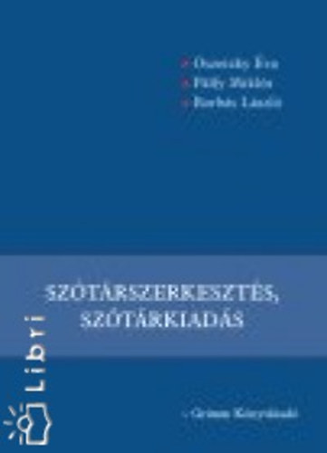 Plfy Mikls; Oszetszky va; Borbs Lszl - Sztrszerkeszts, sztrkiads