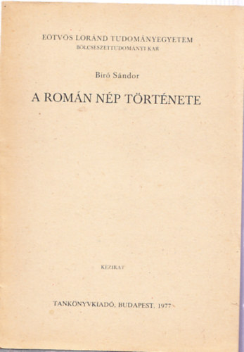 Br Sndor - A romn np trtnete (kzirat)