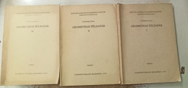 Strohmajer Jnos - Geometriai pldatr I-III.