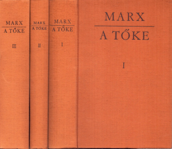 Karl Marx - A tőke I-III. (A politikai gazdaságtan bírálata)