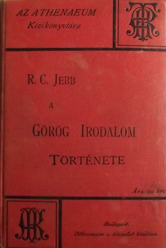 R.C. Jebb - A grg irodalom trtnete