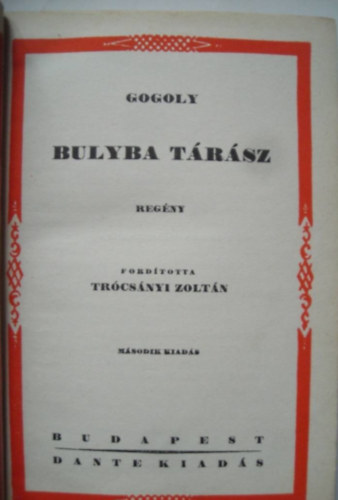 Gogoly - Bulyba T�r�sz
