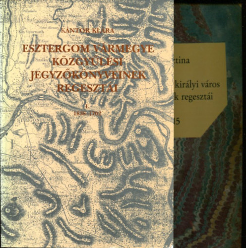 T�th Kriszta - K�ntor Kl�ra - Esztergom k�nyvek - 2 db