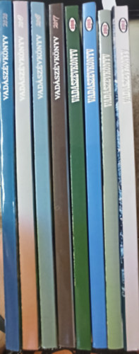 Pechtol J�nos  (Szerk.) - 8 db Vad�sz�vk�nyv: 2012 +2013 +2015 +2016 +2017 +2018 +2019 +2020