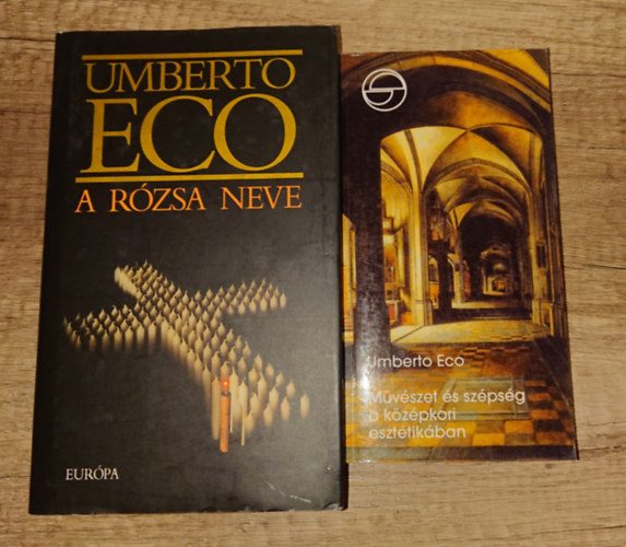 Umberto Eco - 2 kiv�l� k�nyv Ec�t�l a k�z�pkorr�l: A r�zsa neve, M�v�szet �s sz�ps�g a k�z�pkori eszt�tik�ban