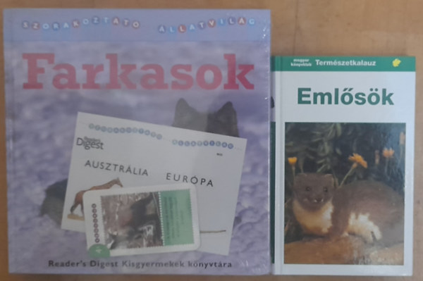 Josef Reichholf Readers Digest - 4 db llatos ismeretterjeszt knyv: 3 db j flizott Reader's Digest szrakoztat llatvilg: Farkasok, Zsirfok, Kenguruk, Emlsk (Magyar Knyvklub) Termszetkalauz