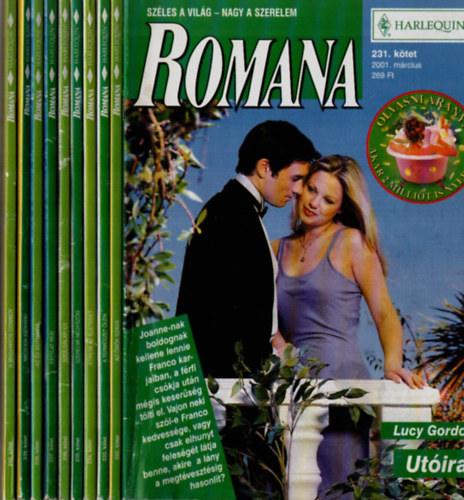 Dr. T�gl�sy Imre  (f�szerkeszt�) - 10 db Romana magazin:(231.-240. lapsz�mig 2001/03-2001/07, 10 db., lapsz�monk�nt)