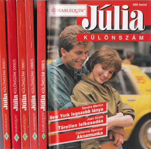 5 db jlia klnszm: 1998/3, 1998/5, 1991/1, 2000/1, 2000/5