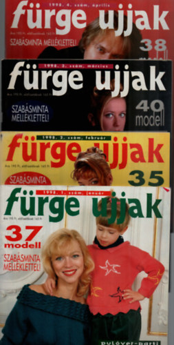 Nmeth Magda  (fszerk.) - Frge ujjak magazin 1998. vfolyam. (1-12. szm, teljes vfolyam.)