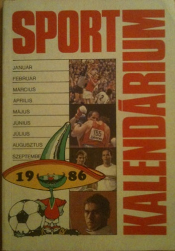 Sport kalendrium 1986