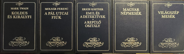 Katona Imre (szerk.), Molnár Ferenc, Mark Twain, Erich Kästner Dornbach Mária (szerk.) - Móra Klasszikusok könyvcsomag