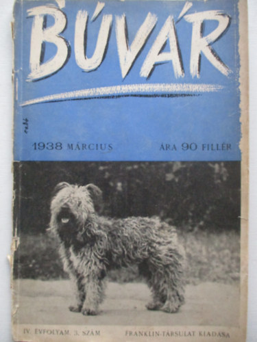 B�v�r 1938. m�rcius