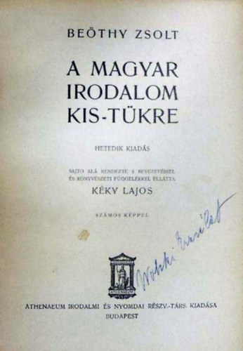 Be�thy Zsolt - A magyar irodalom kis-t�kre