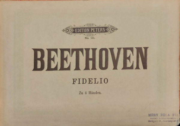 Beethoven - Fidelio - Zu 4 hnden