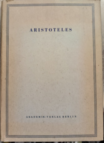 Willy Theiler - Aristoteles: ber die seele