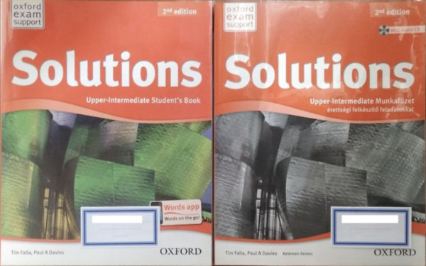 Paul A. Davies - Tim Falla - Solutions (2nd Ed.) - Upper-intermediate - Student's Book + Munkaf�zet �retts�gi felk�sz�t� feladatokkal (2 k�tet)