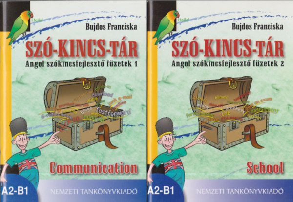 Bujdos Franciska - 5db Sz-kincs-tr fzet: 1-Communication + 2-School + 3-Round the world + 5-Words + 6-Phrases and idioms