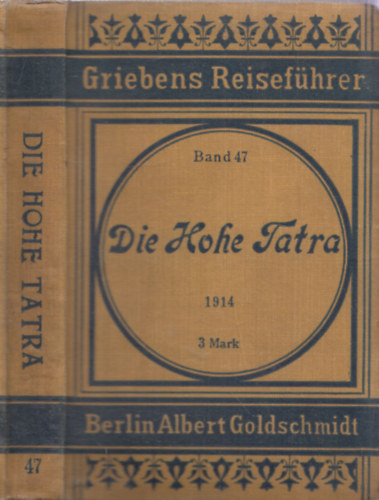 Dr. A. Otto - Die Hohe Tatra (Magas Ttra)