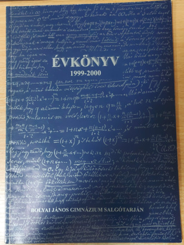 �vk�nyv 1999-2000 (Bolyai J�nos Gimn�zium Salg�tarj�n)