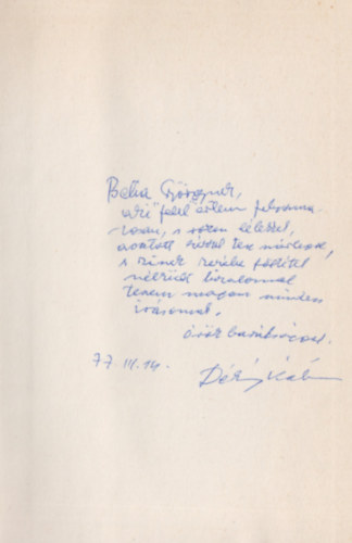 D�k�ny K�lm�n - Vak�t�s (Dedik�lt)