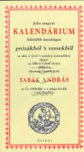Tab�k Andr�s - Jeles magyar kalend�rium