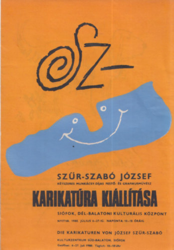 Szr-Szab Jzsef karikatra killtsa (dediklt fzet)