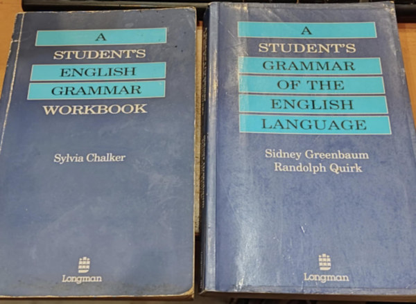 Sidney Greenbaum, Randolph Quirk Sylvia Chalker - 2 db A Student's English Grammar Workbook + A Student's Grammar of the English Language
