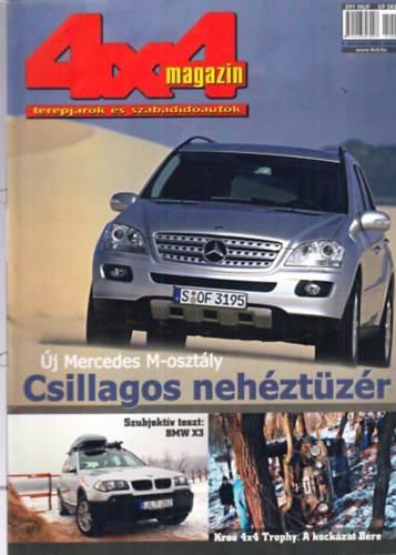 4x4 Magazin terepj�r�k �s szabadid�aut�k 2005/3, 5, 9, 10, 11, 12-2006/1, 6db. lapsz�monk�nt