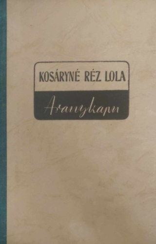 Kosryn Rz Lola - Aranykap