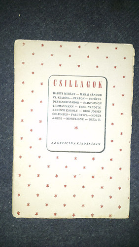 Officina Nyomda És Kiadóváll. - Csillagok - Az Officina válogatása