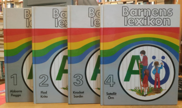Tord Nygren (illus.), Lars Gunnar Larsson, Hardy Hedman - Barnens Lexikon 1-4. (I-IV.)