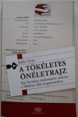 Julie Gray - A t�k�letes �n�letrajz