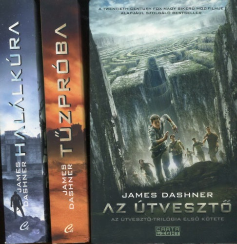 James Dashner - tveszt trilgia I-III. (Az tveszt + Tzprba + Hallkra)