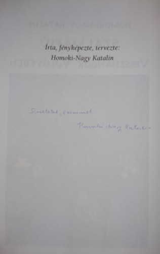 Homoki-Nagy Katalin - Szalmafi a Visszhangok vlgyben