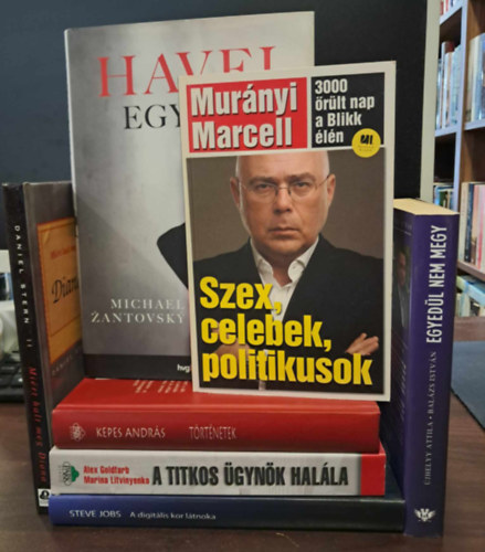 Daniel Stern, Kepes Andrs, Alex Goldfarb, Zantovsky, Michael, Murnyi Marcell, Balzs Istvn - 7 db riportknyv csomag: Mirt halt meg Diana, Trtnetek, A titkos gynk halla (Alekszandr Litvinyenko megmrgezse s a KGB visszatrse), Havel: Egy let,