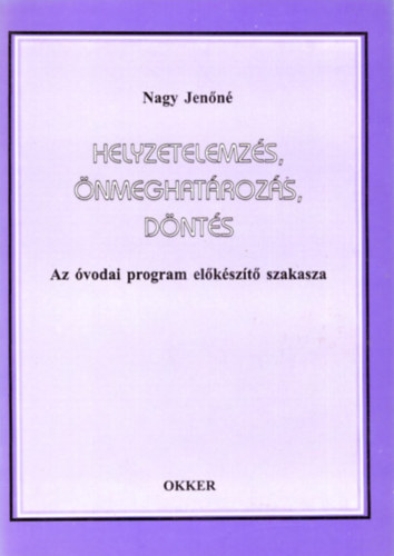 Nagy Jenn - Helyzetelemzs, nmeghatrozs, dnts