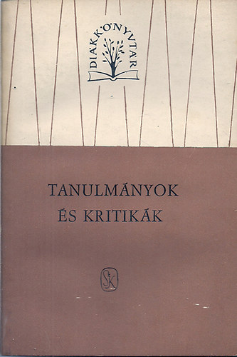Szil�gyi P�tern�  (szerk.) - Tanulm�nyok �s kritik�k -v�logat�s a magyar irodalmi kritika anyag�b�l