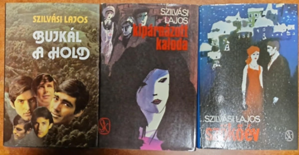 Szilvsi Lajos - 3db Szilvsi ktet :Szkv, Kiprnzott kaloda, Bujkl a hold