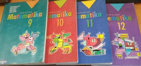 Kovcs Istvn, Pintr Klra, Urbn Jnos, Vincze Istvn Kosztolnyi Jzsef - 4 db Sokszn matematika 9-12 (MS-2309T, MS-2310, MS-2311T, MS-2312)