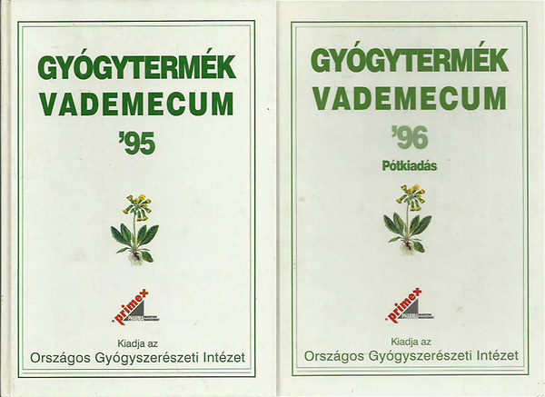 Gy�gyterm�k vademecum '95 + Gy�gyterm�k vademecum '96 (p�tkiad�s)
