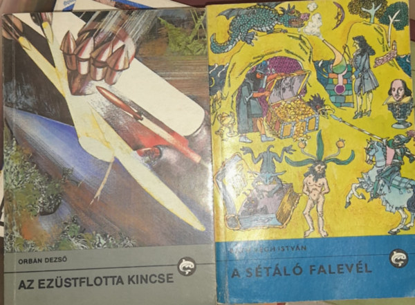 R�th-V�gh Istv�n Orb�n Dezs� - 2 db delfin k�nyv: R�th-V�gh Istv�n: A s�t�l� falev�l, Orb�n Dezs�: Az ez�stflotta kincse